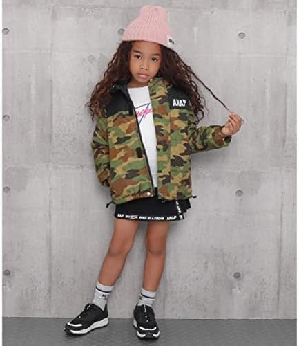 Amazon アナップキッズ ガール Anap Kids Girl 中綿総柄ジャケットコート コート ジャケット 通販