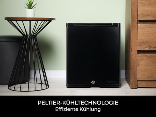 Corby Eton 20L abschließbare Minibar in Schwarz – EU-Stecker