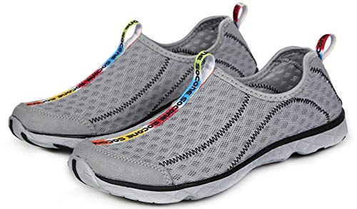 Image of Men's Quick Drying Aqua Water Shoes,3-Second Drainage & All-Terrain for Swimming,Hiking,Yoga