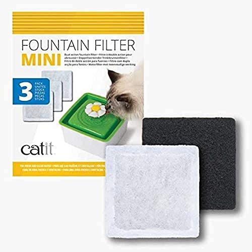 Catit Ersatzfilter, für den Catit Mini Blumentrinkbrunnen, 3er Pack