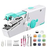 EEEKit Handnähmaschine für Anfänger, Mini Tragbare Elektrische Nähmaschine für Schnellnähen Notfall Nähen DIY Handwerk, Muttertagsgeschenke