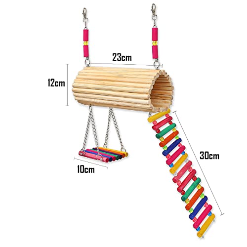 Golden Pets Brinquedo Playground Twister Hamster Calopsita Periquito