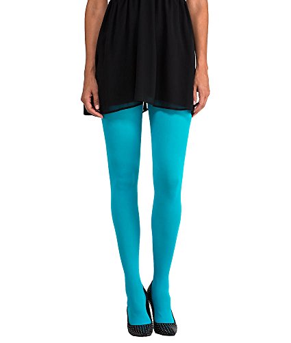 Image of HUE Women's Opaque Sheer to Waist Tights 40 Denier Soft High Waist Pantyhose
