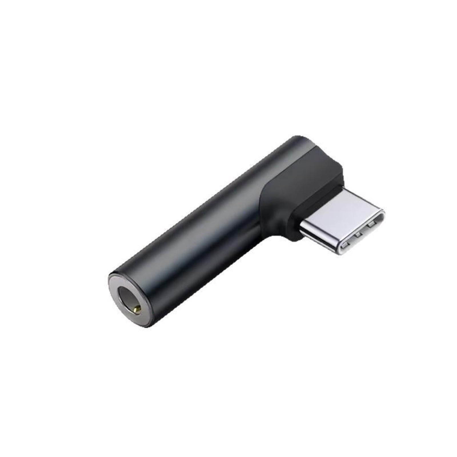 Adaptateur coudé type C vers prise jack 3,5 mm pour téléphone portable Android audio (A2)