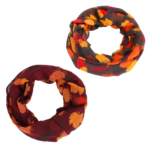 Fall Leaves Maple Pumpkin Scarf Soft Lightweight Pumpkin Patterns Scarf Warm Long Unisex Scarf for Autumn Thanksgiving Chirstmas Holiday Gift