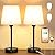 Mini Bedside Lamps for Bedrooms Set of 2 - Nightstand Bedroom Lamps with USB C Port and AC Outlet Charging, Dimmable Touch Small Bed Side Table Lamp, Black Night Stand Light for Kids/Guest Room