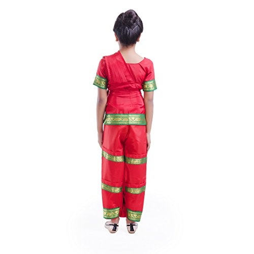 Image of Fancydresswale Bharatnatyam Dance Dress for Girls