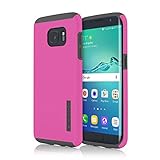 Samsung Galaxy S7 Edge case, Incipio DualPro, Hard Shell Case with Impact-Absorbing Core Shock-Absorbing Impact-Resistant Dual-Layer Cover - Pink/Gray