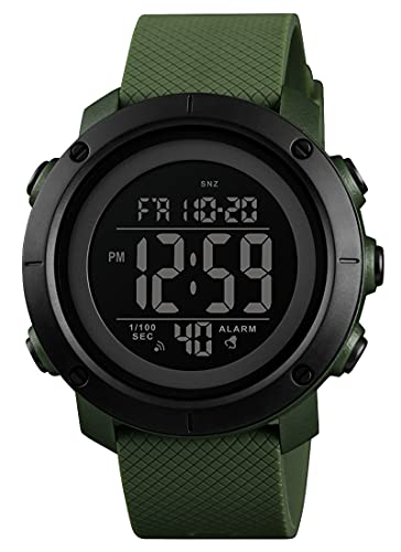 findtime Milit&auml;r Uhr Herren Digitaluhr Outdoor Sportuhr Tactical Watch Military 5 ATM Wasserdicht Stoppuhr Sport M&auml;nner Junge Armbanduhr 12/24H Wecker Alarm LED Kalender Countdown Chronograph Herren