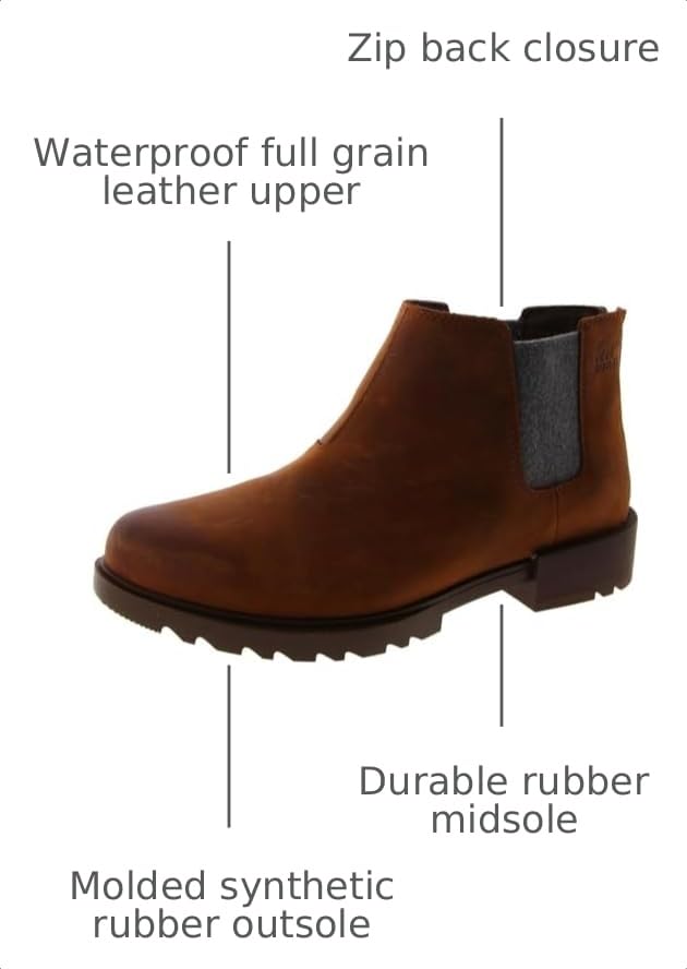 Image of Sorel Emelie II Chelsea Heel Zip