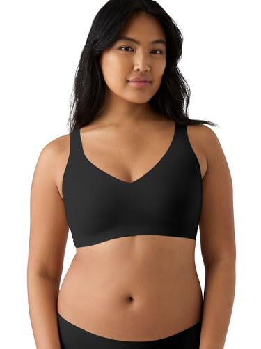 True & Co womens True Body Boost V Neck Bra, Black, M 34C-D 36A-B US