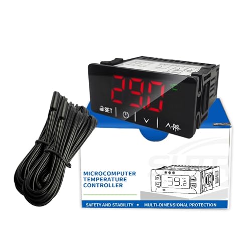 Termostato LCD digital programable de 220V para refrigeracion comercial con pantalla tactil modelo 3B21 4