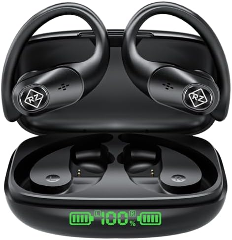 Transform Your Sound Journey with RIZIZI Waterproof Wireless Earbuds: 96-Hour Playtime, Robust Deep Bass, Real-Time LED Battery Display, and Integrated Microphone – Ideal for Active Lifestyles, Seamlessly Compatible with i Phone, Android, and Samsung Devices Transform Your Sound Journey with RIZIZI Waterproof Wireless Earbuds: 96-Hour Playtime, Robust Deep Bass, Real-Time LED Battery Display, and Integrated Microphone – Ideal for Active Lifestyles, Seamlessly Compatible with i Phone, Android, and Samsung Devices