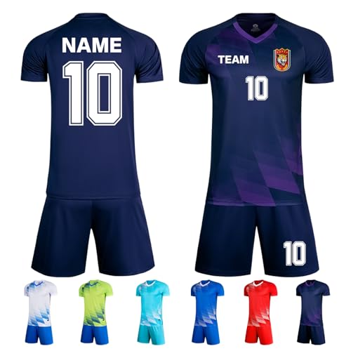 ORYG Custom Soccer Jerseys for Men Women Personalized Child Soccer Team Uniform with Name Number Logo Team Name Navy