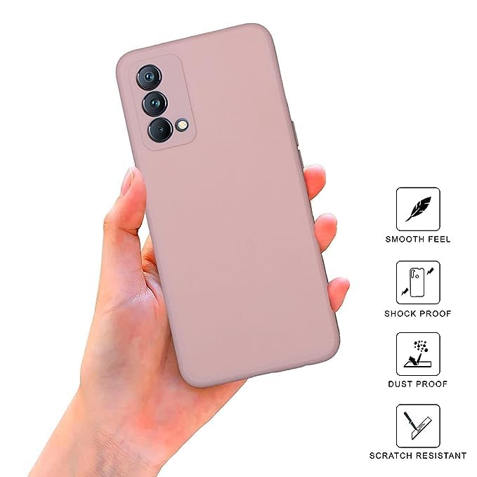 Image of SPRIG Compatible with Realme GT Master 5G Premium FlexTone Back Cover Drop Tested Shock Proof Mobile Case for Men, Women, Boys and Girls with Camera Protection (Pink)