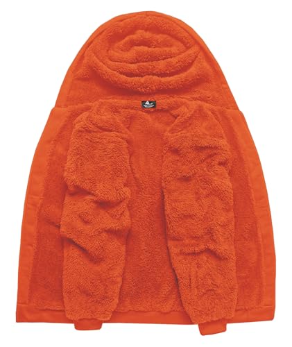 Image of SCODI Hoodies for Men Heavyweight Fleece Sweatshirt - Full Zip Up Thick Sherpa Lined Hooded Sweatshirts