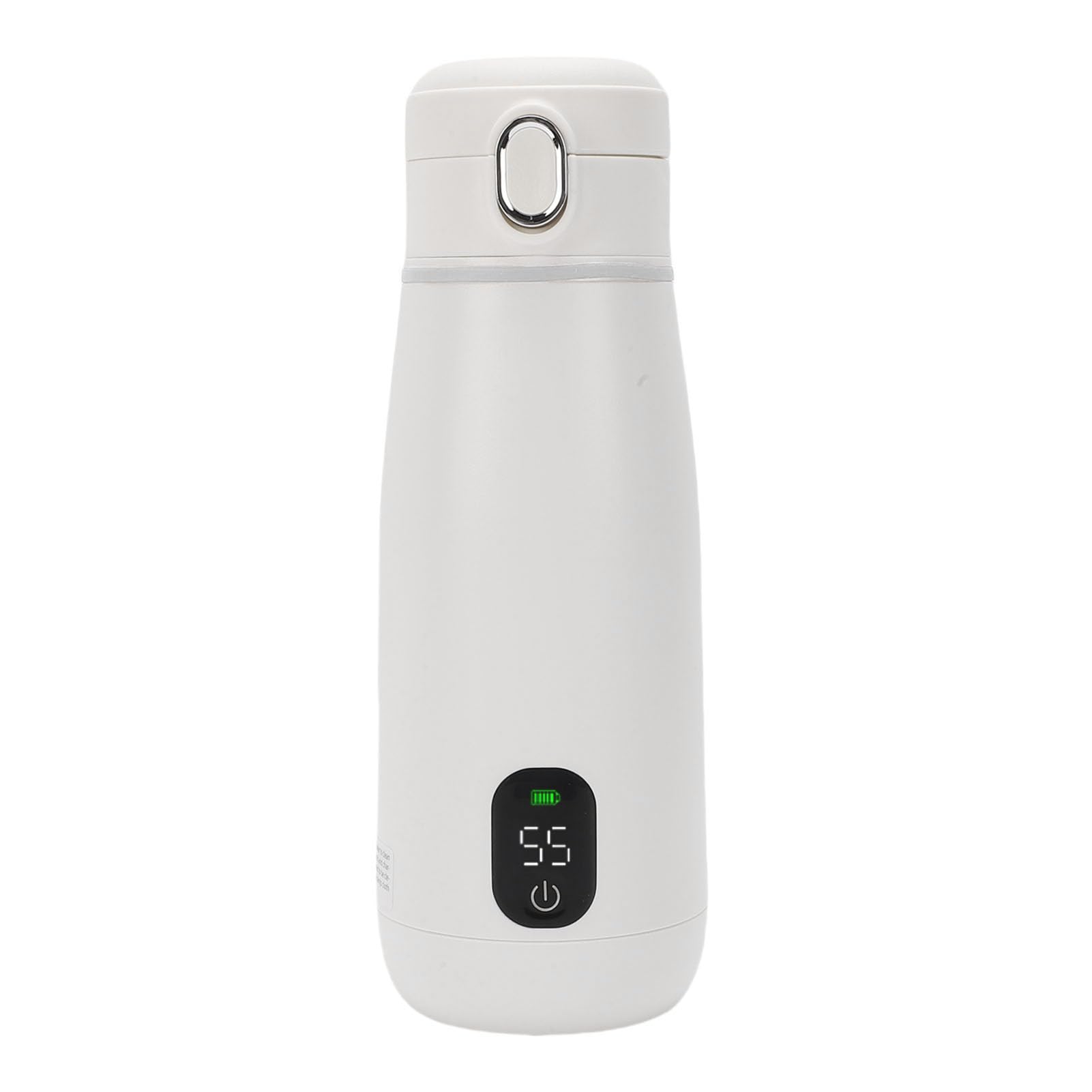 Hervidor Eléctrico de Viaje, Acero Inoxidable 316, Calefacción Inalámbrica Recargable por USB, Caldera de Agua Caliente Portátil de 350 Ml con Aislamiento Térmico, para Camping