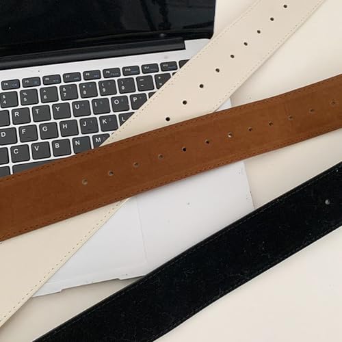 Stylish PU Leather Belt Simple Waist Chain With Square Buckle For Everyday Commutes Casual Gatherings &4