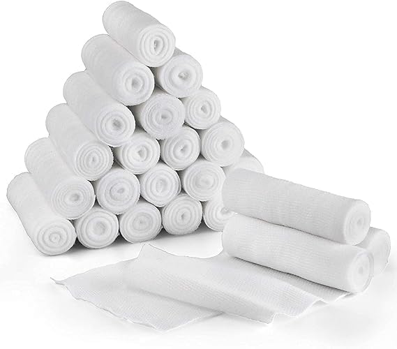 Elastic Bandage Size : 10 cm X 3 mtr Streched Length Pack of 10 Pcs.