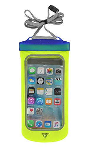 Seattle Sports E-Merse NeoX -Compatible with iPhone X, Galaxy S10, Google Pixel 3 and All Smaller Smart Phones | Waterproof Submersible Pouch Dry Bag Case, Blue Steel