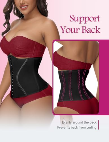 Image of SHAPSHE Short Torso Waist Trainer for Women Corset Hourglass Body Shaper