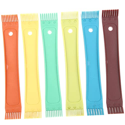 HONMEET フィン 6PCS フィンコームセット ラジエーターブラシ コンデンサーフィンコーム エアコンフィンクリーナー 効率的