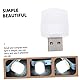 HOMSFOU 10 Stück USB Nachtlicht USB Atmosphärenlichter Auto LED Leuchten Innenraum Monitor Lichtleiste USB Laptop Auto Schreibtisch USB Adapter Tisch Mit Tragbarem USB