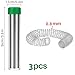 WYcYcW 3Pcs Solder Wire Leadfree,High Purity Tin Rosin Core Solder for Electronic Electrical Soldering Components Repair,Low Residue (0.8mm 33g)