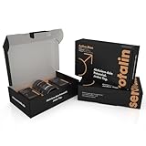 serotalin Active Men T-Max Set | T-Kapseln mit Maca, Night Kapseln mit KSM-66 Ashwagandha hochdosiert & T-Vitaldrink mit Kreatin | Nährstoff Komplex | Made in Germany