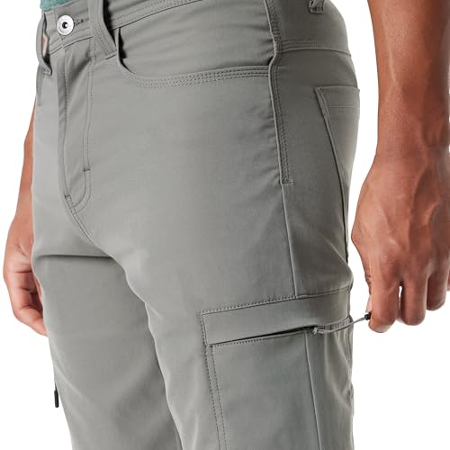 BASS OUTDOOR Men's Essential Water Repellent Tech Zip Cargo Pocket Tapered Leg Pant Standard4