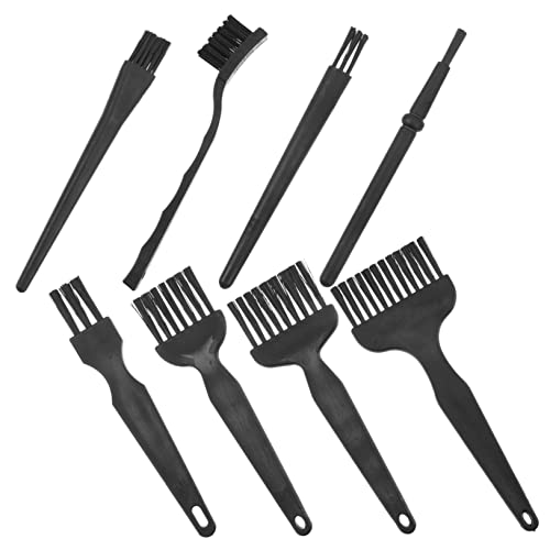 MUSISALY Electric Razor Brush Cleaner 8 Pcs Shaver Replacement Brush Set for Cleaning Electric Shaver and Razor Black