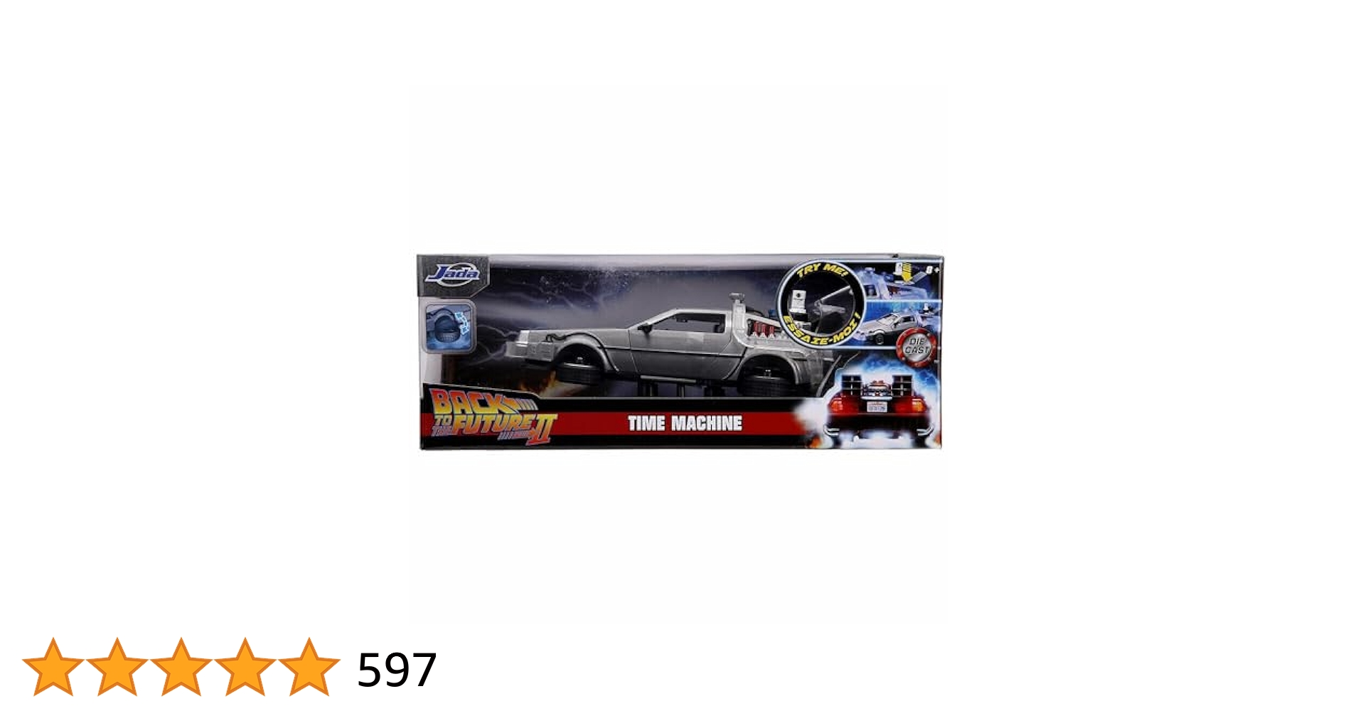 MJ◉ DeLorean DMC-12 Ⅱ　PARTII　➕フィギュア2体セット BACK TO THE FUTURE Part 2 Delorean RC Toy Car KYOSHO MINI-Z