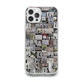 Phone Case Compatible with iPhone Banksy 11 12 13 14 15 16 Pro Max XR SE X Xs 7 8 Plus for Samsung S21 S22 S23 S24 Ultra Clear