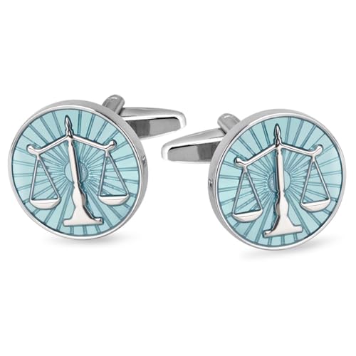 シルバーカフスボタン メンズ シンプルデザイン