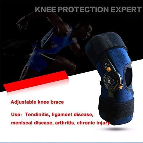 rodillera artritis mujer menisco y ligamento Estabilizador conjunto, soporte de ortesis de rodilla, protector de piernas de férula de guardia fija fractura completamente ajustable, se adapta a ambas p