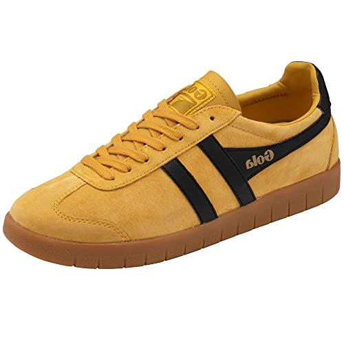 Image of Gola Men's Hurricane Suede Sun /Black /Gum 8 M