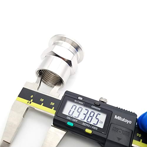 Image of bmotiontech FNPT to KF25 Flange Fitting (ISO-KF KF25 QF25 NW25) US NPT Thread Standard (3 /4 inch FNPT x KF25,Pack of 2 pcs)