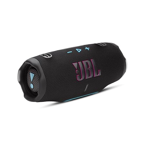 Image of JBL Charge 6, Powerful Pro Sound with AI Sound Boost Wireless Portable Bluetooth Speaker,28 Hrs Playtime, Auracast Multi-Speaker Connection, Built in Power Bank, IP68 Waterproof Black & Orange