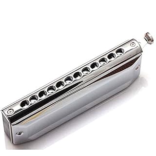 KIRANDIE Chromatic Harmonica Alto Chromatic Harp Basse C 12 Trous Bouche d’orgue Instruments de Musique - Les Beatles, Paul McCartney, John Lennon, RIngo Starr, George Harrison KIRANDIE Chromatic Harmonica Alto Chromatic Harp Basse C 12 Trous Bouche d'orgue Instruments de Musique – Image 4