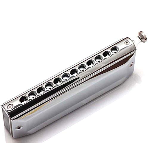 KIRANDIE Chromatic Harmonica Alto Chromatic Harp Basse C 12 Trous Bouche d’orgue Instruments de Musique - Les Beatles, Paul McCartney, John Lennon, RIngo Starr, George Harrison KIRANDIE Chromatic Harmonica Alto Chromatic Harp Basse C 12 Trous Bouche d'orgue Instruments de Musique – Image 5