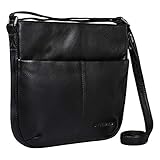 NEUER TAG, NEUER LOOK: mit dieser Echtleder Tasche setzen Sie jeden Tag aufs Neue ein unverwechselbares Fashion Statement! Ob lässig crossbody oder praktisch über die Schulter getragen, ob als moderne Partytasche oder als elegante Handtasche - diese Ledertasche ist so stilsicher und wandelbar wie das Leben!