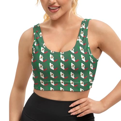 Image of Yoga top Women's Cheerleading Uniform Gym Outfit Running Crop Tops Yoga Shirts Casual Tank Top