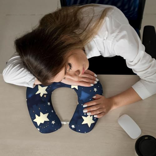 Almohada de Viaje de Espuma Viscoelástica Negra miniatura 7
