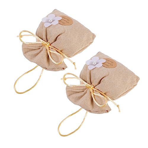 GRIRIW 2piezas Bolsitas Perfumadas Naturales De Aromaterapia para Armarios y Dormitorios Lino con Fragancia para Eliminar Olores y Ambientar Espacios