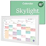 Skylight Calendar: 15-inch Wall Planner Digital Calendar & Chore Chart, Smart Touchscreen Interactive Display for Family Schedules – Wall Mount Included, Great for Organizing Your 2026 Calendar