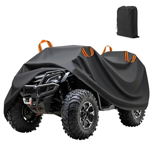 BIRNN Funda para Quad ATV para CFORCE CFORCE 850 HO 1995–2005, Cubierta Funda para Quad ATV Cover, Cubierta de ATV para Exteriores Impermeable, contra el Polvo a Prueba UV,A Orange
