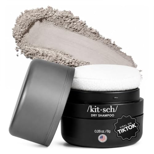 Kitsch Dry Shampoo Powder for Women & Men Dry Shampoo for Dark Ha...
