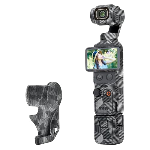 JJC DJI Osmo Pocket 4 �X�^���_�[�h �R���{ ��p �J�����{�̕ی�t�B���� 3M�f�� �C�A�h�~ ����h�~�E���h�~ ����~�� �������Ă��Ղ��c��Ȃ� �J�X�^���t�B�b�g �J�����{�f�B�ی�V�[�g ���C�g�O���[�E�W�I���g���b�N