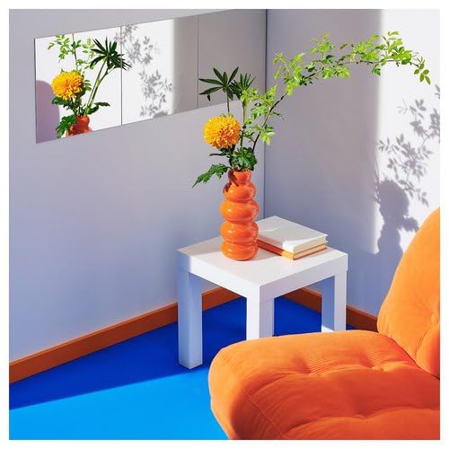 Amazon.co.jp: IKEA イケア 花瓶 オレンジ 26cm m00583719 KALLARHALS