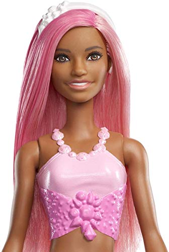 Barbie Dreamtopia Muñeca Sirena, Cabello Rosa miniatura 2